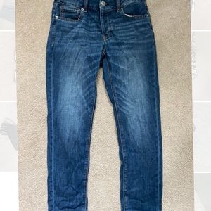 American Eagle Tomgirl Dark Wash Jeans (No Rips!)